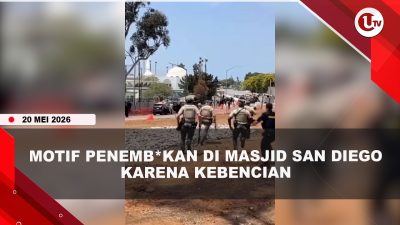 [VIDEO] Polisi Ungkap Motif P#nemb4kan di Masjid San Diego T#w4skan 3 Orang | U-NEWS