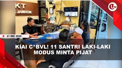 [VIDEO] Bejat, Kiai di Ponorogo C4bvli 11 Santri Dengan Modus Minta Pijat | U-NEWS