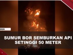 [VIDEO] Pengeboran Sumur Air Keluarkan Semburan Gas Dan Api Setinggi 50 Meter | U-NEWS