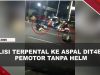 [VIDEO] Hindari Razia, Pemotor Tanpa Helm T4brak Polisi Hingga Dilarikan Ke Rumah Sakit | U-NEWS