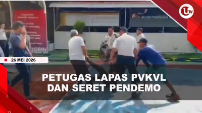 [VIDEO] Demo di Depan Lapas Narkotika Sulsel R1cvh, Petugas Pukul Dan Seret Pendemo | U-NEWS