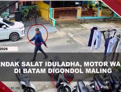[VIDEO] Terekam CCTV, Motor Honda Adv Milik Warga Batam Digondol Maling | U-NEWS