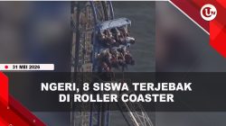 [VIDEO] Roller Coaster Mendadak Macet, 8 Siswa Terjebak di Ketinggian 30 Meter | U-NEWS
