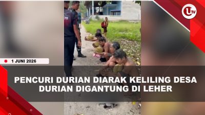 [VIDEO] Curi Durian, 8 Pria Diarak Keliling Desa Sebelum Diserahkan Ke Polisi | U-NEWS