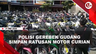 [VIDEO] Polisi Gerebek 8 Gudang Motor Curian di Medan, 135 Motor Diamankan | U-NEWS
