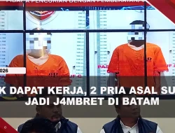 [VIDEO] Polisi Tangkap 2 Pelaku J#mbret Handphone Pekerja Wanita di Kawasan Batamindo | U-NEWS
