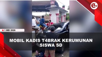 [VIDEO] Mobil Kepala Dinas T4br4k Kerumunan Siswa SD di Pandeglang, 1 Orang T3w4s | U-NEWS