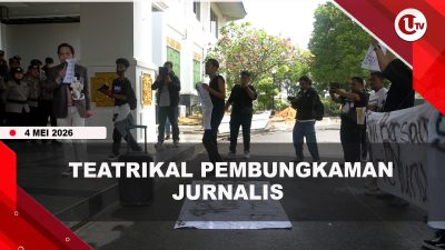 [VIDEO] Hari Kebebasan Pers, Jurnalis Batam Gelar Teatrikal Pembungkaman | U-NEWS