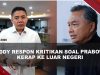 [VIDEO] Respon Kritikan Dino, Teddy Sebut Kelebihan Biaya Ke Luar Negeri Prabowo Ditanggung Pribadi | U-NEWS