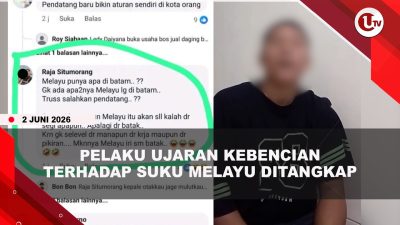 [VIDEO] Pelaku Ujaran Kebencian Terhadap Suku Melayu di Batam Terancam 3 Tahun Penjara | U-NEWS