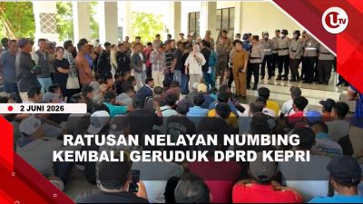 [VIDEO] Tolak Sedimentasi Pasir Laut, Ratusan Nelayan Numbing Kembali Geruduk DPRD Kepri | U-NEWS