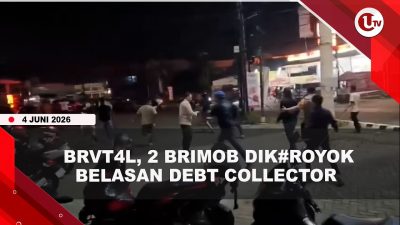 [VIDEO] 2 Brimob Dik#royok Hingga Dib4cok Belasan Debt Collector, 2 Pelaku Ditangkap | U-NEWS
