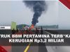 [VIDEO] Truk Bawa 25 Ribu Liter BBM Pertamina T#rbakar di Tol Cisumdawu | U-NEWS