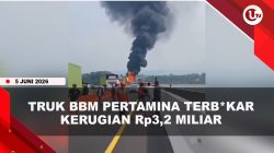 [VIDEO] Truk Bawa 25 Ribu Liter BBM Pertamina T#rbakar di Tol Cisumdawu | U-NEWS