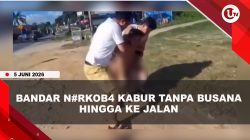 [VIDEO] Disergap Saat di Kamar Mandi, Bandar N#rkoba Nekat Kabur Tanpa Busana | U-NEWS