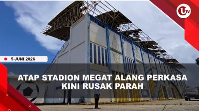 [VIDEO] Memprihatinkan, Atap Stadion Megat Alang Perkasa Dibiarkan Rusak Parah | U-NEWS