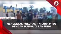[VIDEO] Dipicu Teguran Knalpot Nyaring, Puluhan TNI Adv J#tos Dengan Warga di Lampung | U-NEWS