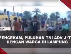 [VIDEO] Dipicu Teguran Knalpot Nyaring, Puluhan TNI Adv J#tos Dengan Warga di Lampung | U-NEWS