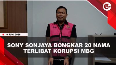 [VIDEO] Ajukan Sebagai JC, Sony Sonjaya Bongkar 20 Nama Terlibat Korupsi MBG | U-NEWS