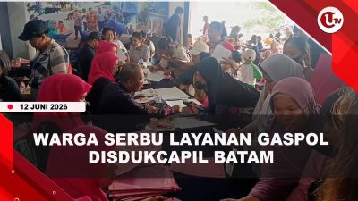 [VIDEO] Warga Sungai Beduk Serbu Layanan Gaspol Disdukcapil Batam | U-NEWS