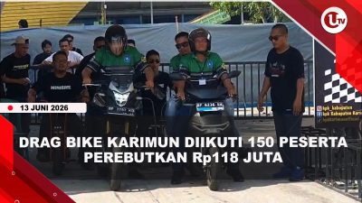 [VIDEO] Wabup Karimun Buka Drag Bike KPK Season II, Even Positif Tekan Aksi Balap Liar | U-NEWS