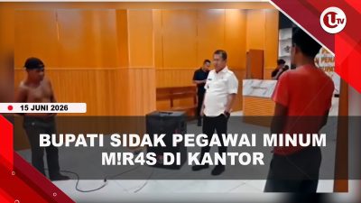 [VIDEO] Bupati Kupang Sidak Pegawai Pupr Minum M1r4s Sambil Karaoke di Kantor | U-NEWS