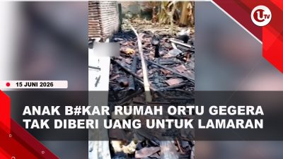 [VIDEO] Kesal Tak Diberi Rp5,5 Juta Untuk Lamaran, Pemuda Bakar Rumah Orang Tua | U-NEWS