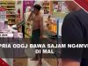 [VIDEO] Manado Town Square Mencekam, Pria ODGJ Ng4mvk Bawa S4jam | U-NEWS