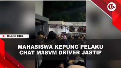 [VIDEO] UNNES Mencekam, Massa Kepung Pelaku Chat M#svm Terhadap Wanita Driver Jastip | U-NEWS