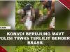 [VIDEO] Polisi T#w4s Usai Leher Terlilit Bendera Brasil Tersangkut di Roda Motor | U-NEWS