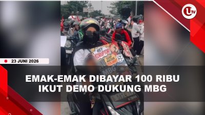 [VIDEO] Demo Dukung MBG, Emak-Emak Ngaku Dibayar Rp100 Ribu Dan Wajan | U-NEWS