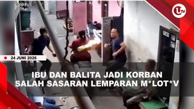[VIDEO] Targetkan Keluarga Mantan Istri, Pelaku Salah Sasaran Lempar Bom Molotov | U-NEWS