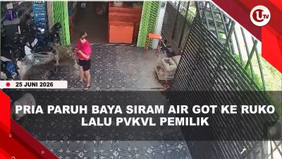 [VIDEO] Terekam CCTV, Pemuda Dipvkul Pria Paruh Baya di Ruko KM 4 Tanjungpinang | U-NEWS