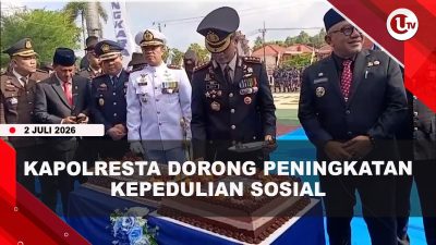 [VIDEO] Hut Ke-80 Bhayangkara, Kapolresta Dorong Peningkatan Kepedulian Sosial | U-NEWS