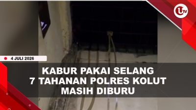 [VIDEO] 11 Tahanan Polres Kolut Kabur Gunakan Selang, 4 Orang Kembali Ditangkap | U-NEWS