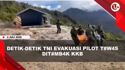 [VIDEO] Menegangkan, TNI Evakuasi Jenazah Pilot Amerika Yang T#w4s Dit#mb4k KKB | U-NEWS
