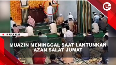 [VIDEO] Innalillahi, Muazin Meninggal Saat Melantunkan Azan Salat Jumat | U-NEWS