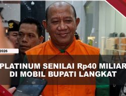 [VIDEO] KPK Sita 55 Kg Platinum Senilai Rp40 Miliar di Mobil Bupati Langkat Afandin | U-NEWS