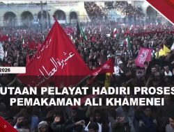 [VIDEO] Prosesi Pemakaman Ali Khamenei Dimulai, Jutaan Pelayat Padati Teheran | U-NEWS