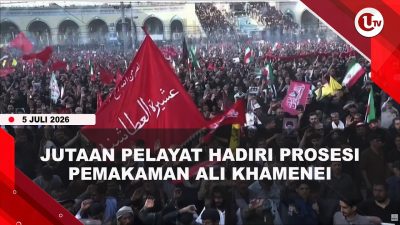[VIDEO] Prosesi Pemakaman Ali Khamenei Dimulai, Jutaan Pelayat Padati Teheran | U-NEWS