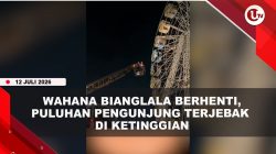 [VIDEO] Wahana Bianglala Berhenti, Proses Evakuasi Puluhan Pengunjung Gunakan Skylift | U-NEWS