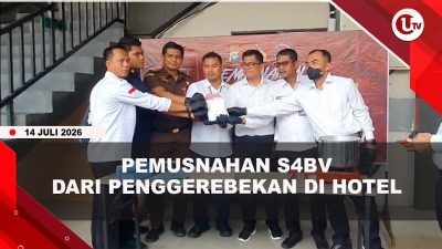 [VIDEO] Polres Karimun Musnahkan 747,26 Gram S4bv Dari Penggerebekan di Hotel | U-NEWS