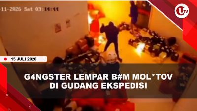 [VIDEO] Aksi Brvt4l G4ngster, Lempar B#m Molotov Lalu Jarah Paket Pelanggan | U-NEWS