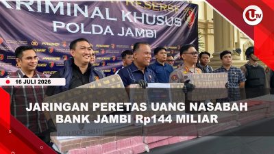 [VIDEO] Polisi Tangkap 3 Peretas Rekening Nasabah Bank Jambi, Kerugian Rp144 Miliar | U-NEWS