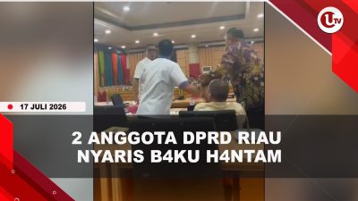 [VIDEO] Anggota DPRD Riau Nyaris B4ku H4ntam Saat Rapat Banggar | U-NEWS