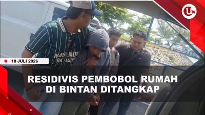 [VIDEO] Polisi Tangkap Pembobol Rumah di Bintan Saat Hendak Kabur Ke Batam | U-NEWS
