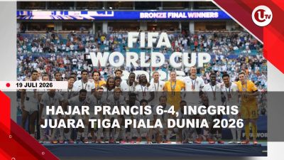 [VIDEO] Inggris Bantai Prancis 6-4, Saka Menggila Cetak Hattrick Hingga Pemain Terbaik | U-NEWS