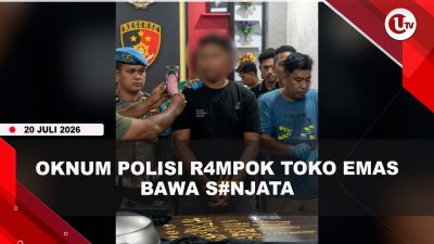 [VIDEO] Viral P#r4mpokan B#rsenjata di Toko Emas Aceh, Pelakunya Oknum Polisi Ditangkap | U-NEWS