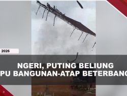 [VIDEO] Puting Beliung Terjang PT VME Batuampar, Bangunan Terangkat Hingga Atap Beterbangan | U-NEWS
