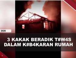 [VIDEO] Nyalakan Lilin Hingga Tertidur, 3 Kakak Beradik T#w4s Dalam K#bakaran Rumah | U-NEWS